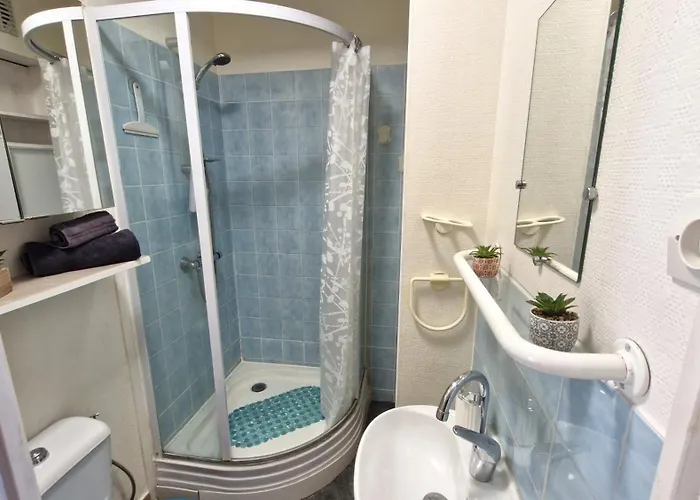 公寓 Palais Sur - Vue En Rez-de-chaussee - Corniche De Nauzan 滨海圣帕莱